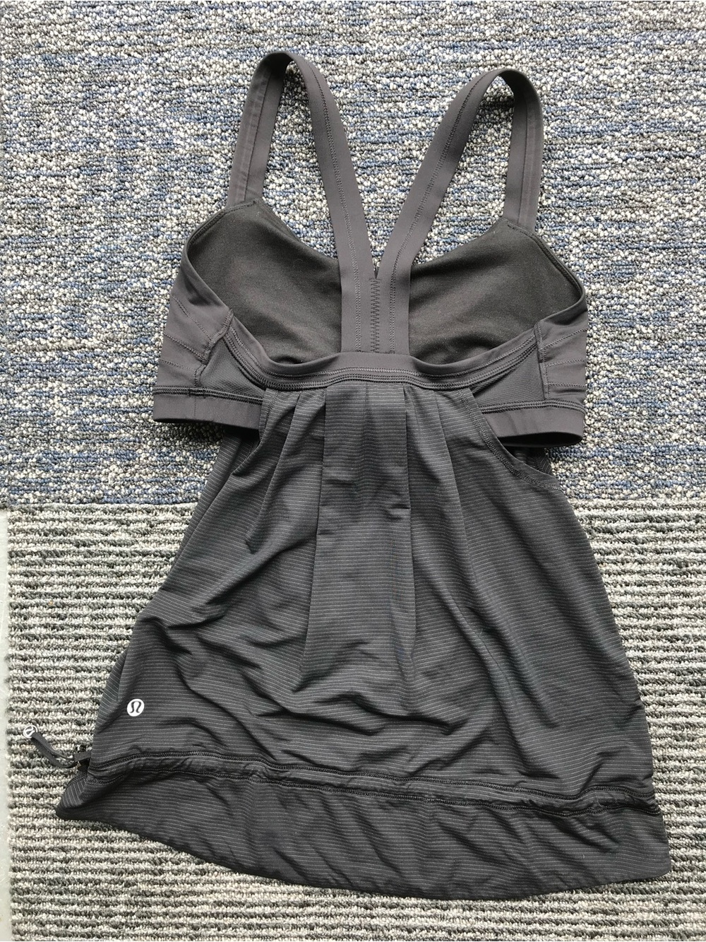 Lululemon Black Athletic Tank with Built-In Bra